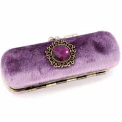 50th wedding anniversary gifts for wife - Vintage Lipstick Case with Mirror