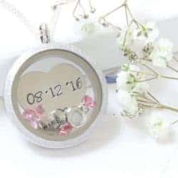 Birthday Gift Ideas For Girlfriend That Can Be For Anniversaries - Hand Stamped Date Necklace