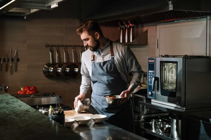 Man Cooking in The Kitchen