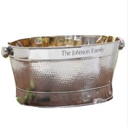 best 50th wedding anniversary gifts - Customize Stainless Steel Party Tub