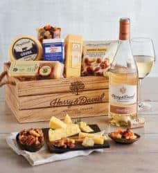 best 50th wedding anniversary gifts - Harry and David Gourmet Cheese Gift Wine