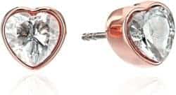 best birthday gift ideas for girlfriend - Michael Kors Stainless Steel Stud Earrings