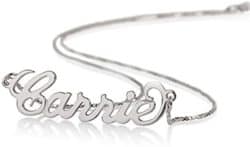 best birthday gift ideas for girlfriend - Sterling Silver Personalized Name Necklace