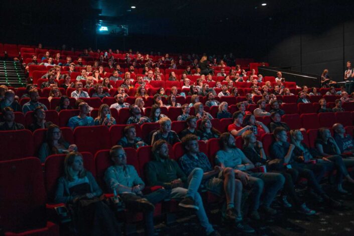 A cinema full of viewers