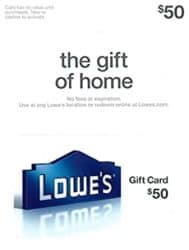 practical 50th wedding anniversary gifts - Lowes Gift Card