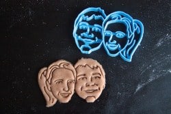 Couple — Face Portrait Cookie Cutter (1)