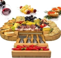 Large Cheese Board and Knife Set (1)