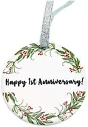 Wedding Anniversary Ornament