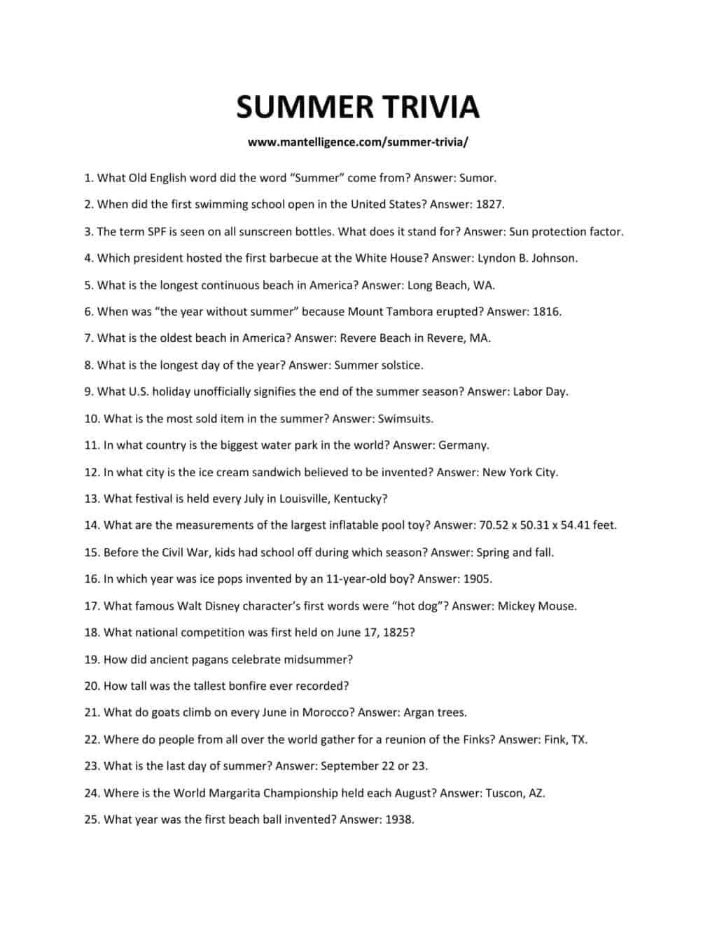 Tie Breaker Questions - World Tavern Trivia / tie-breaker-questions-world-tavern-trivia.pdf  / PDF4PRO