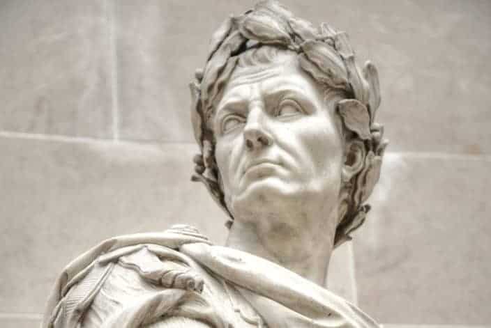 Julius Caesar Marble Statue