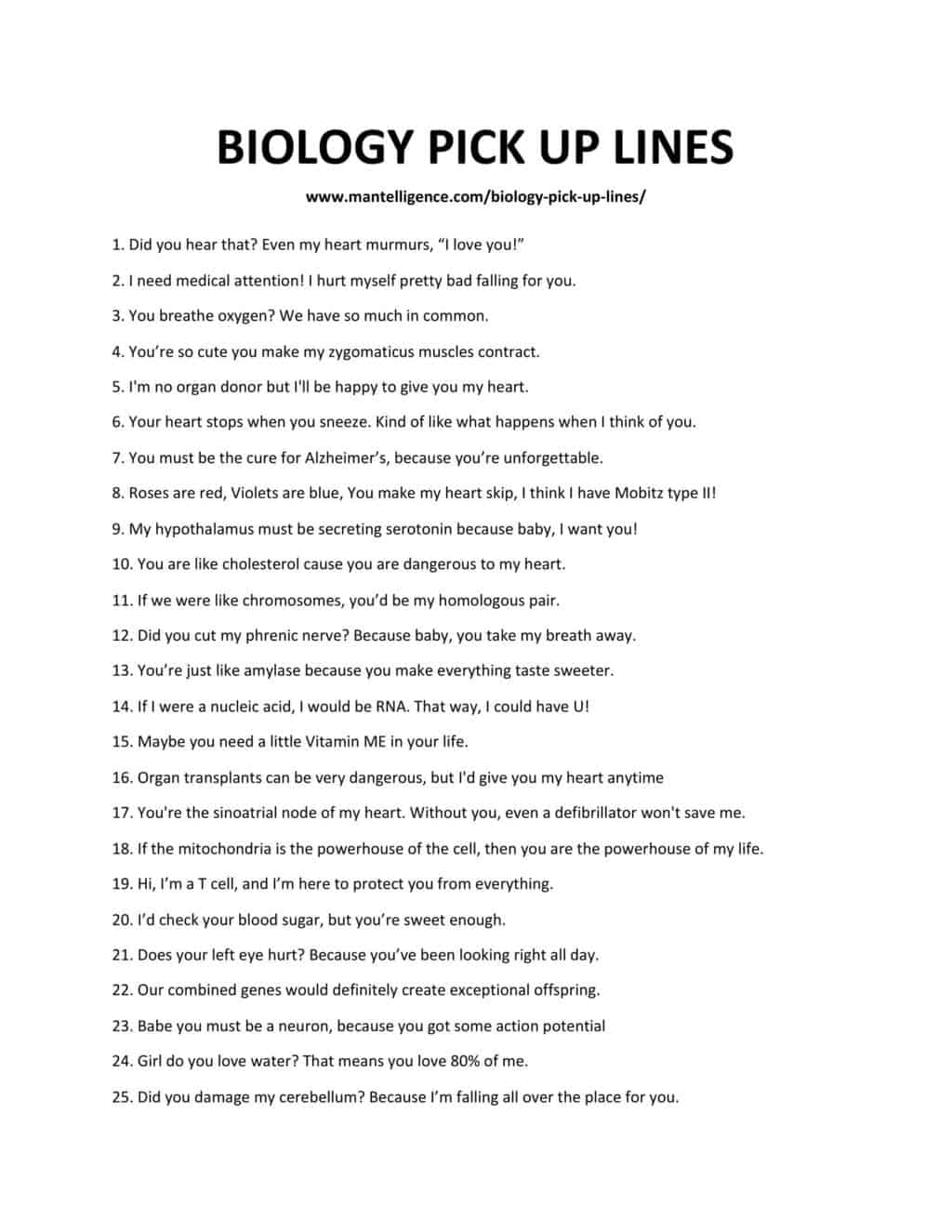 BIOLOGY PICK UP LINES-1