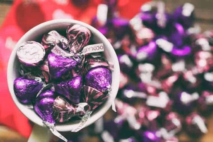 Hershey's makes millions of kisses a day, all I'm asking for is one from you