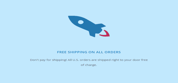 free shipping poster from Slumber Cloud