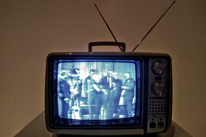 Old TV screen.