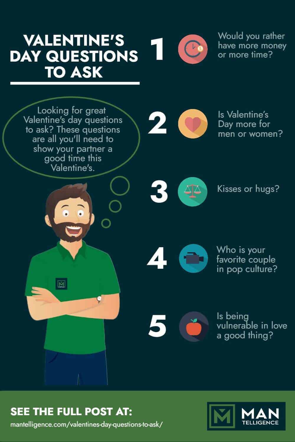 Valentine's Day Questions To Ask - Infographic