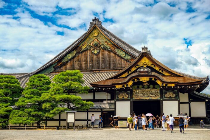 Nijo Castle in Kyoto, Japan.