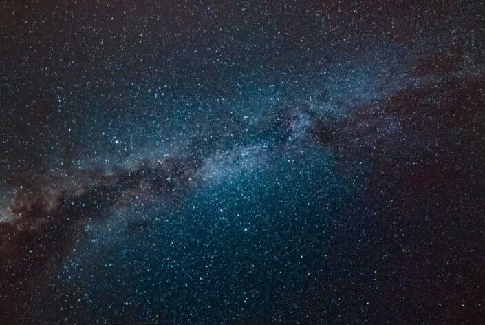 Milky Way Galaxy during Nighttime