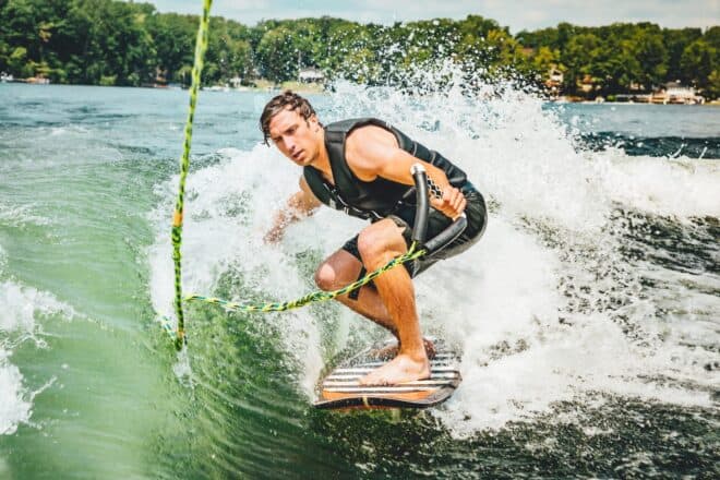 Man wakeboarding - gamma male