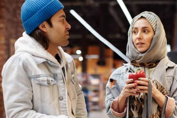 Couple Buying Groceries at a Supermarket