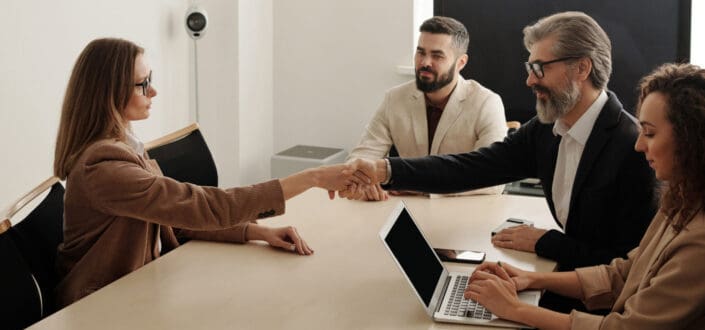 Business people Shaking Hands