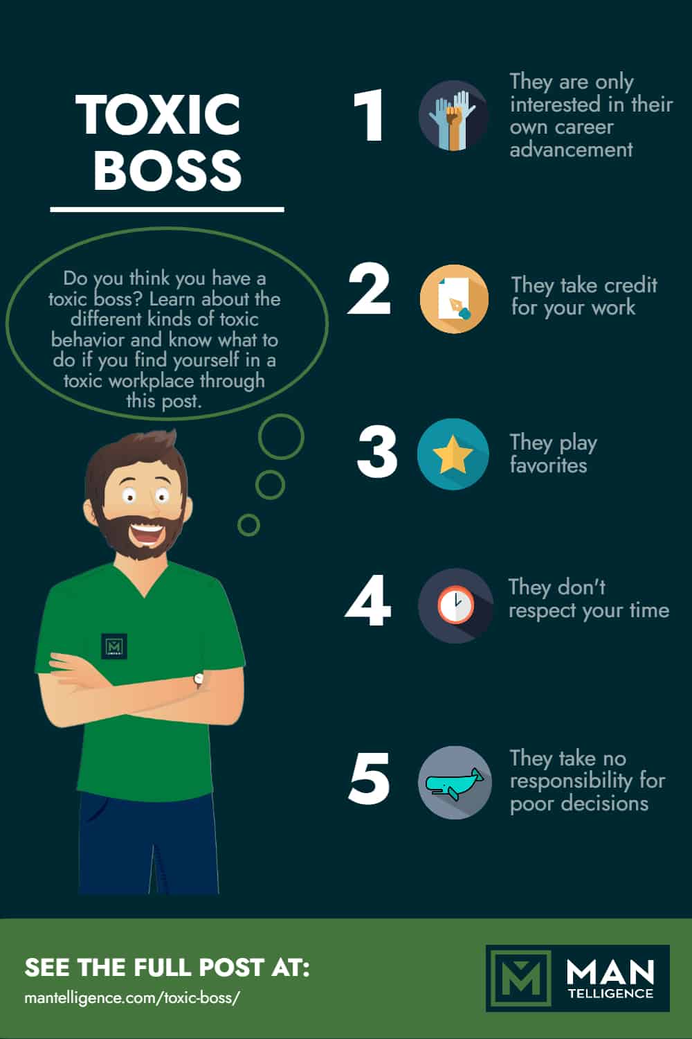 Toxic Boss - Infographic