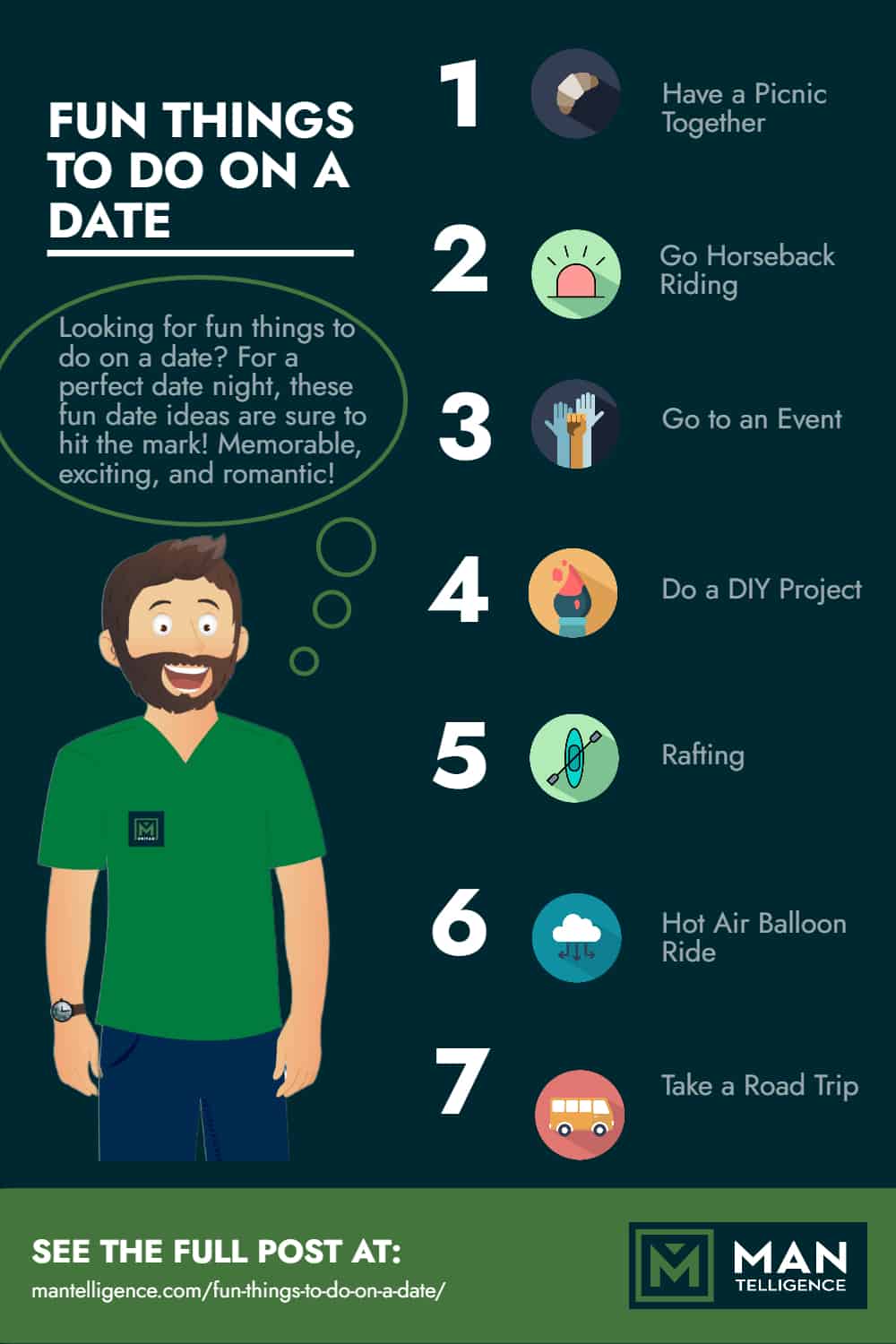 Fun Things to do on a Date - Infographic