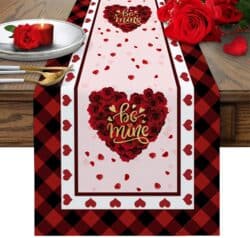 Valentines Table Runner Dresser