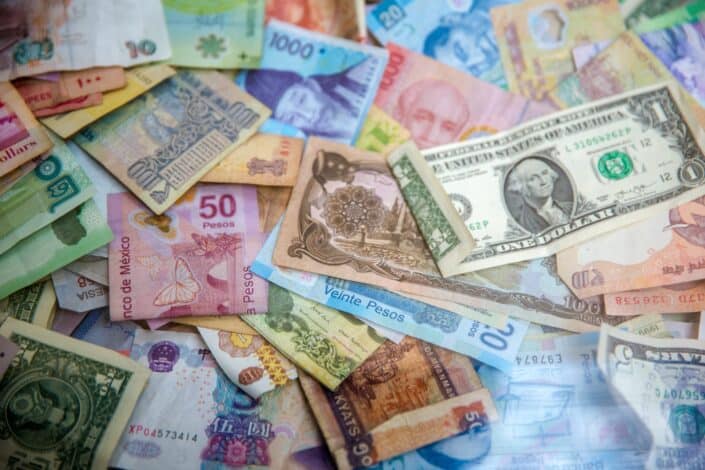 Banknotes From All Over The World