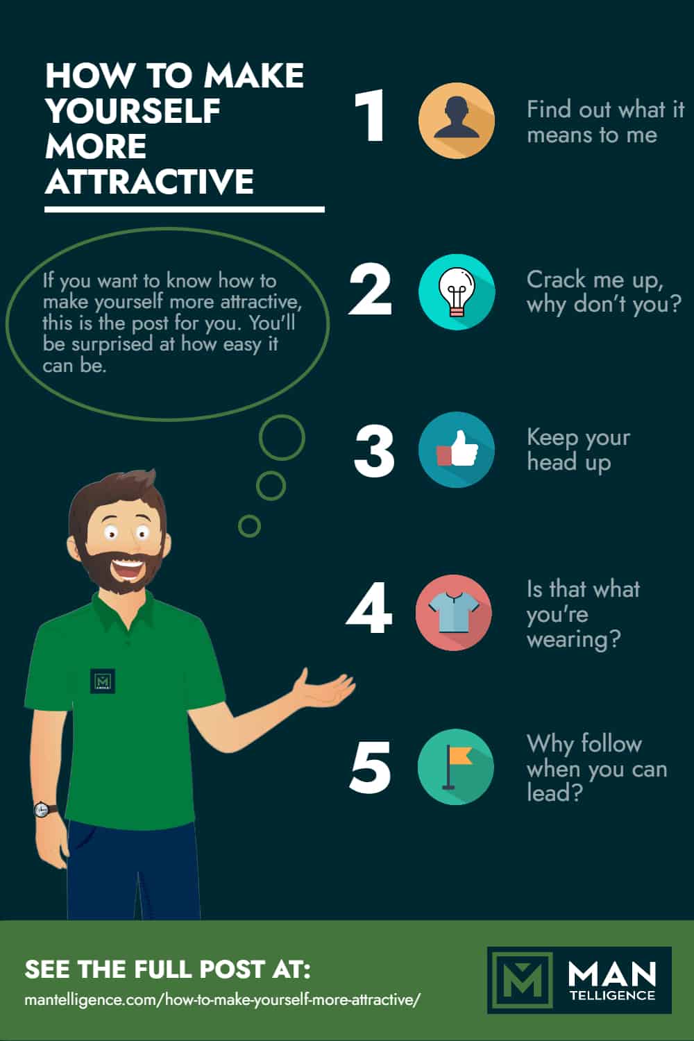 How To Make Yourself More Attractive - Infographic