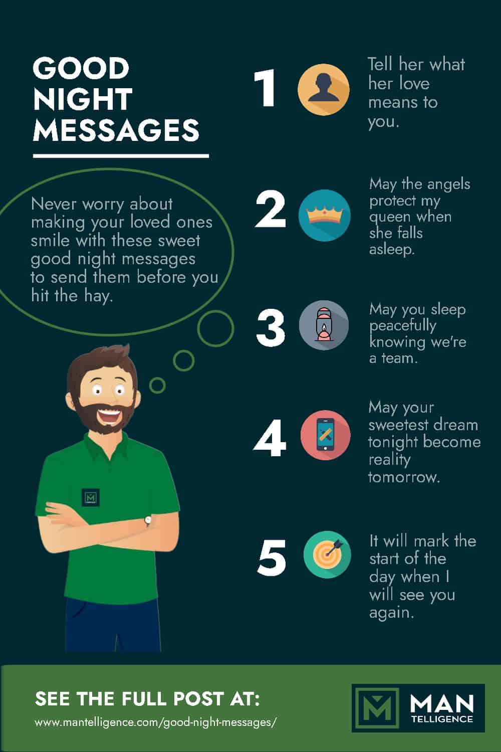 Good Night Quotes - Infographic