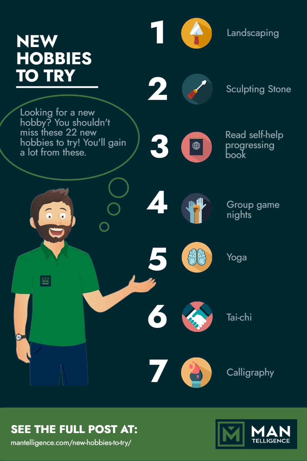 New Hobbies To Try - Infographic