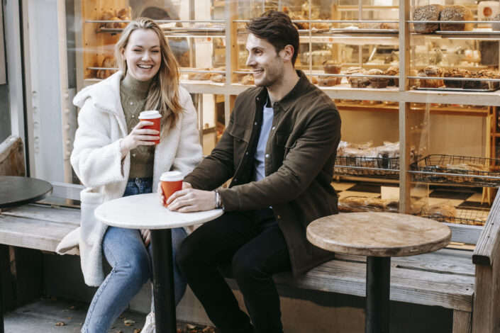Couple Having a Coffee Date