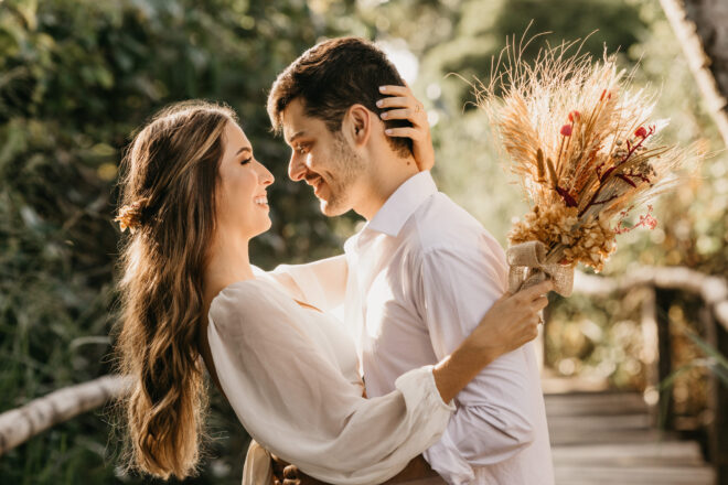 bride-and-groom-embracing-outdoors-stockpack-pexels - Sexy pick up lines -Main