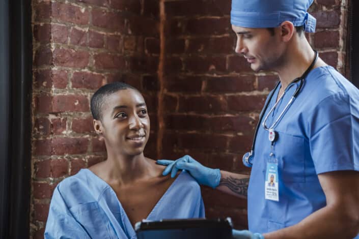 Patient Talking to Doctor