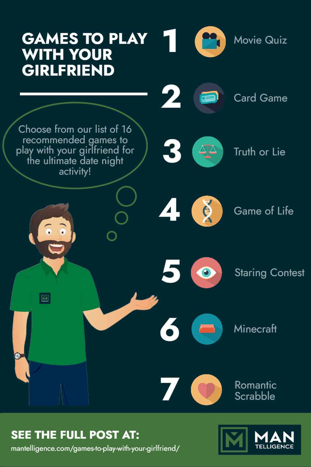 Games To Play With Your Girlfriend - Infographic