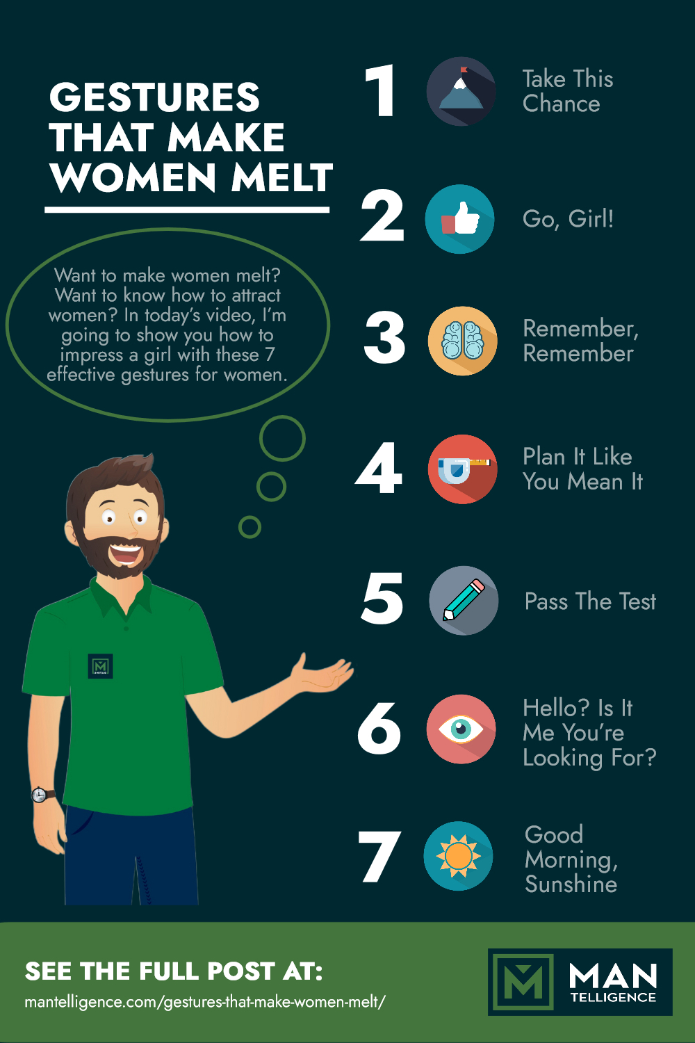 Infographic - Gestures That Make Women Melt