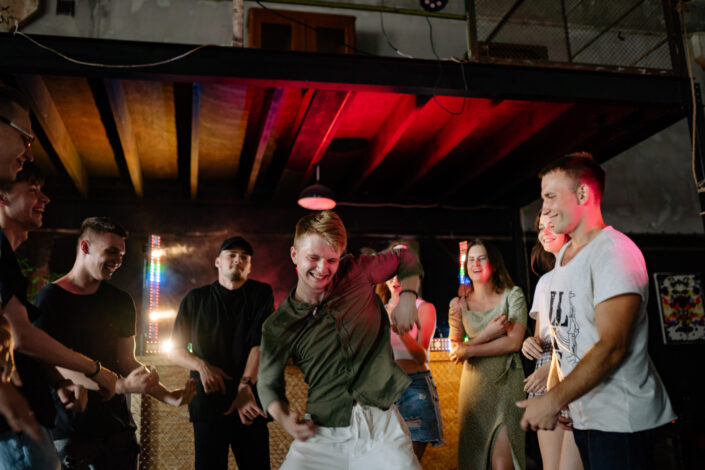 A Group of People Dancing on a Nightclub