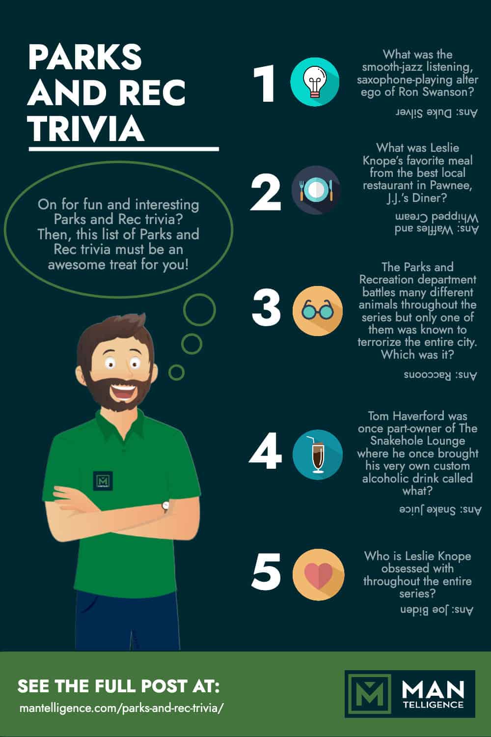 INFOGRAPHIC - Parks and Rec Trivia