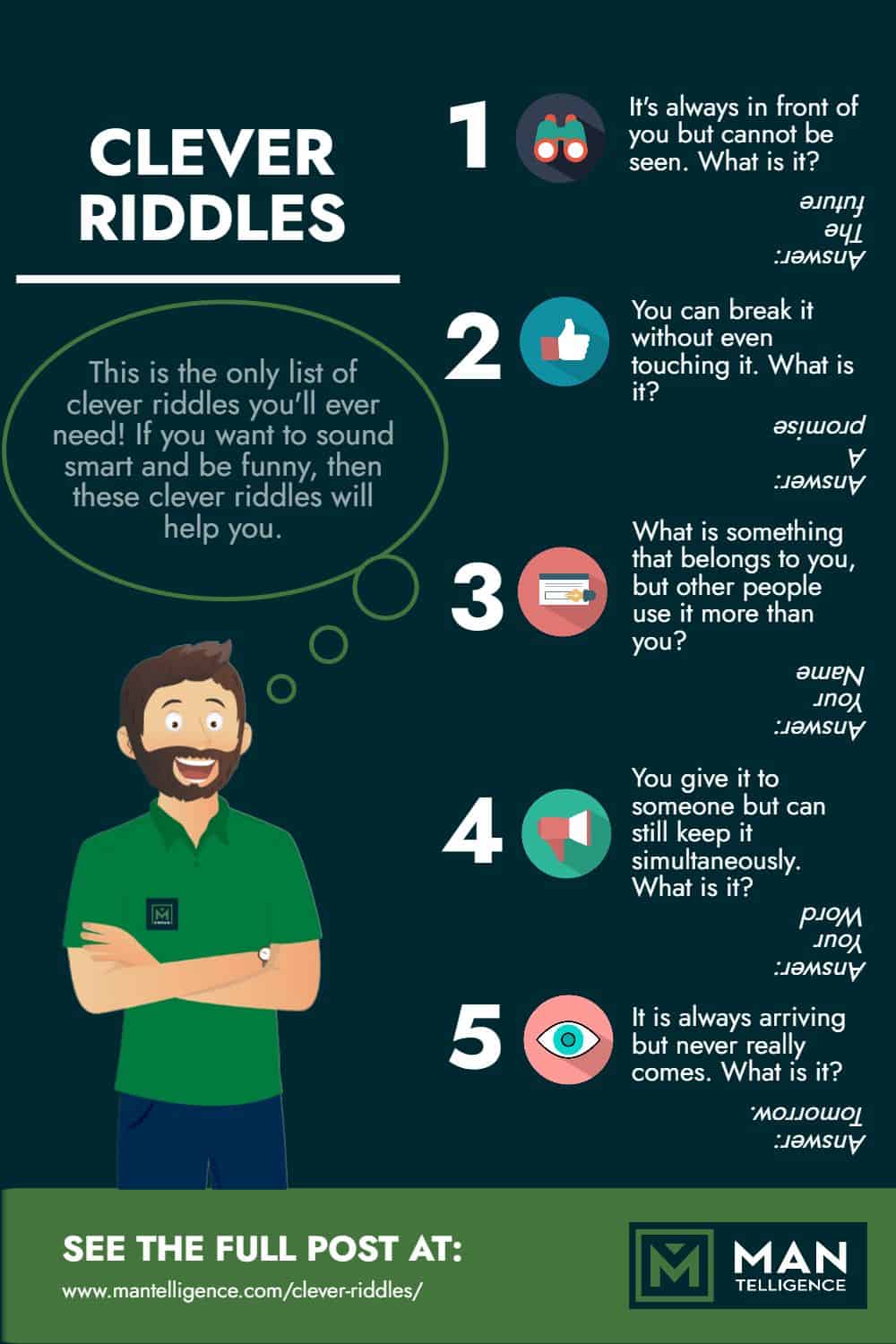 Clever Riddles - Infographic