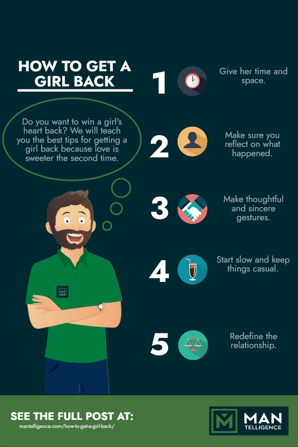 How to Get A Girl Back - Infographics