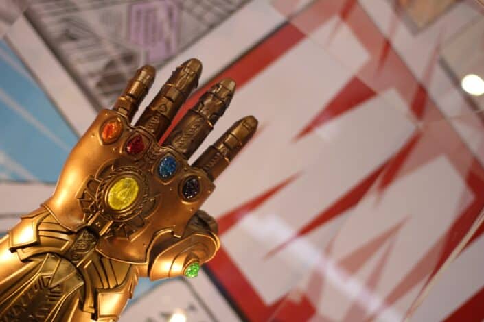 Thanos Glove With Infinity Stones on a Convention
