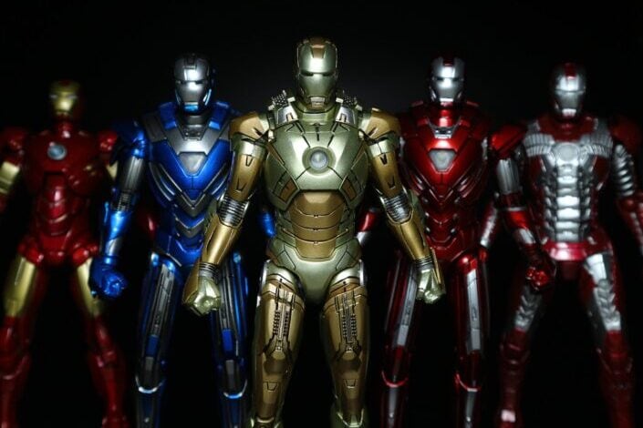 Different Iron Man Suits