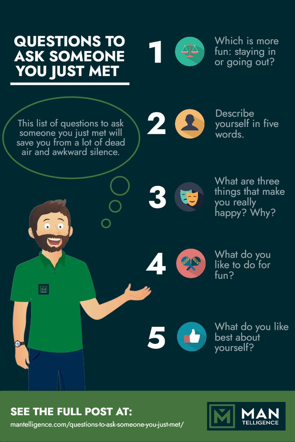 Infographic - Questions to Ask Someone You Just Met