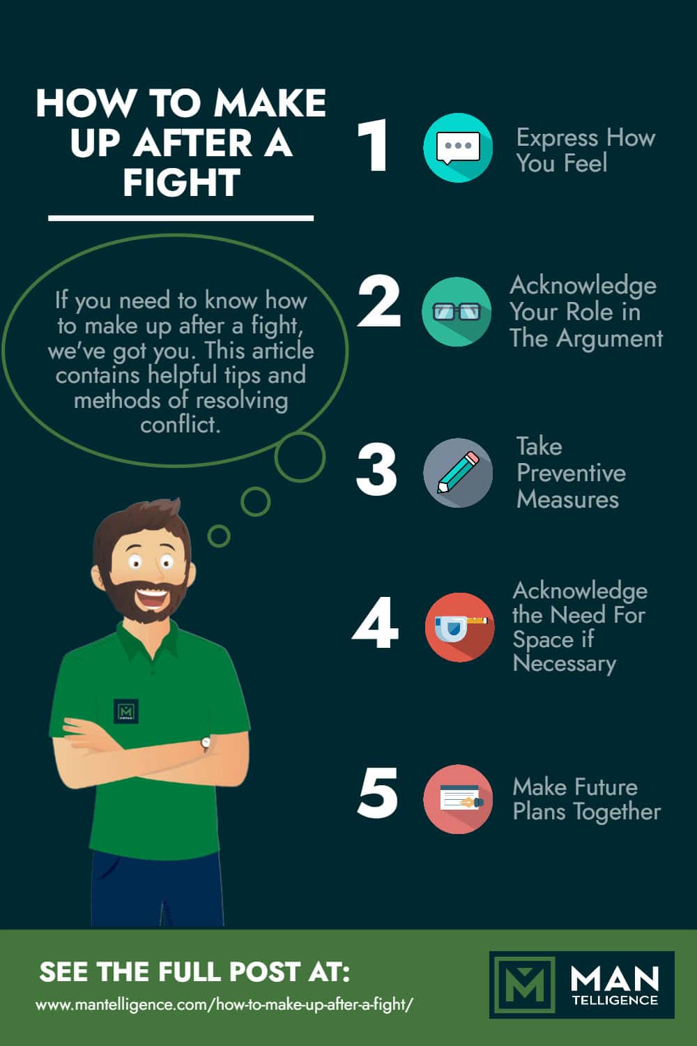 How to Make Up After a Fight - Infographic