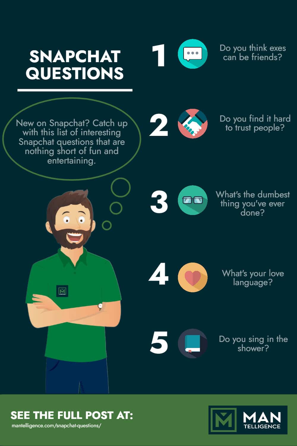 Snapchat Questions - INFOGRAPHIC