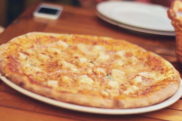 Pizza Served on the Table