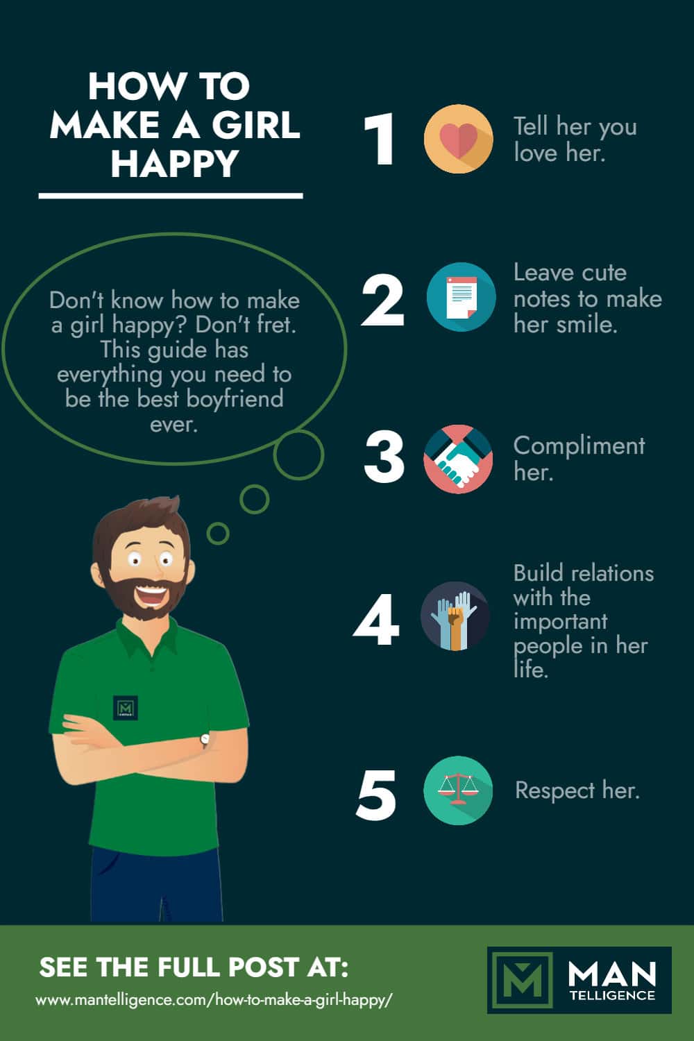 Infographic - How to Make a Girl Happy