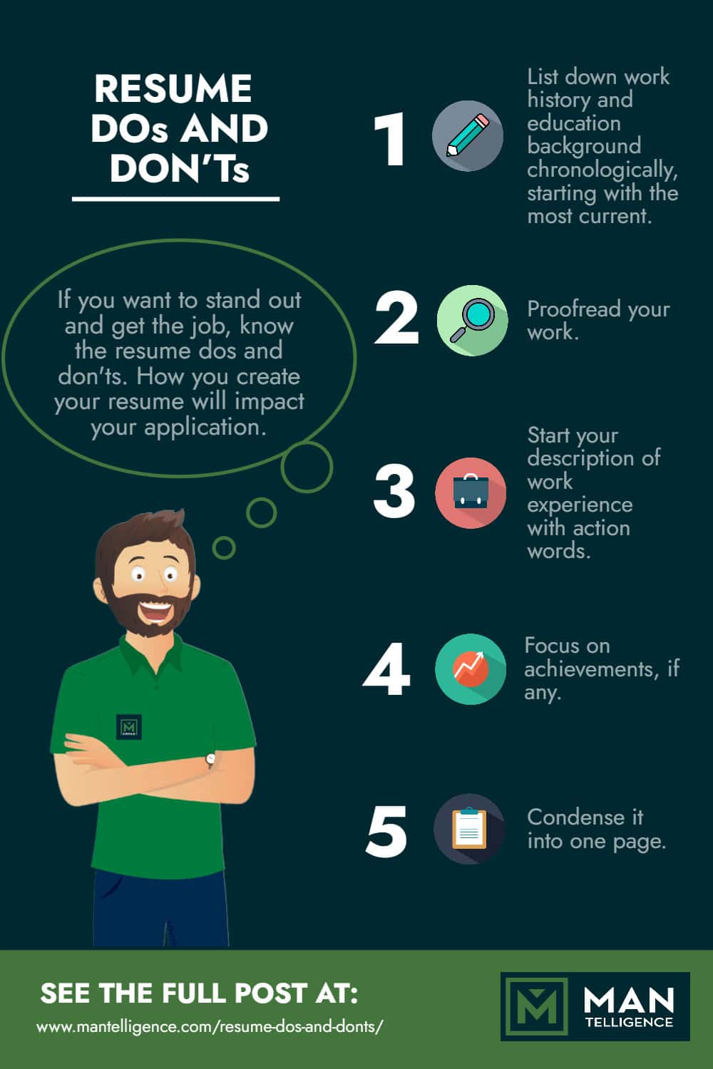 Infographic - Resume Dos and Don’ts