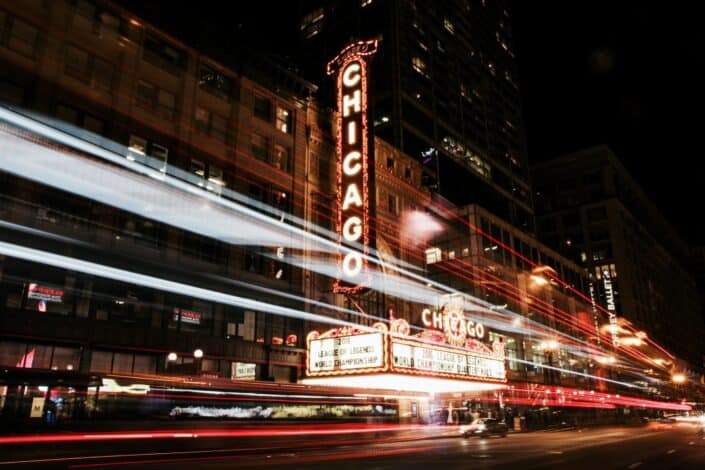Chicago nighttime