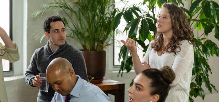 Coworkers in a Business Meeting